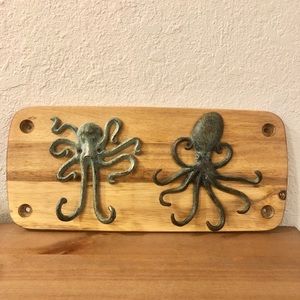 Octopus and squid wall hook